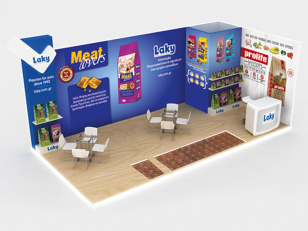 Σχεδιασμός Εκθεσιακού Περιπτέρου - Exhibition Kiosk / Booth Design